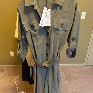 ZARA OLIVE JUMPSUIT
